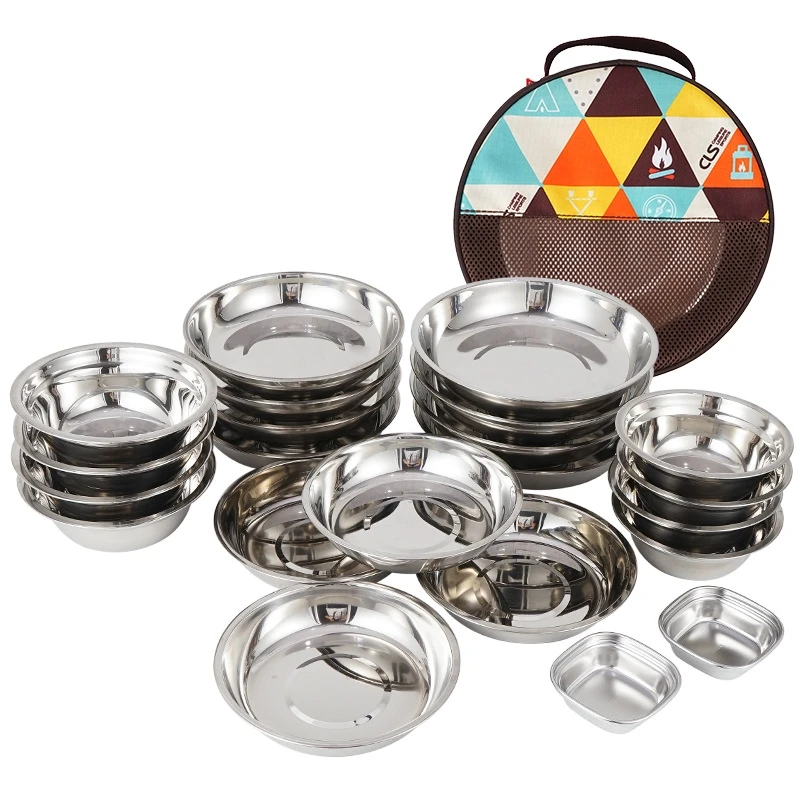 Camping Cooking Dining Set - Camp Cooking Set di piatti da
