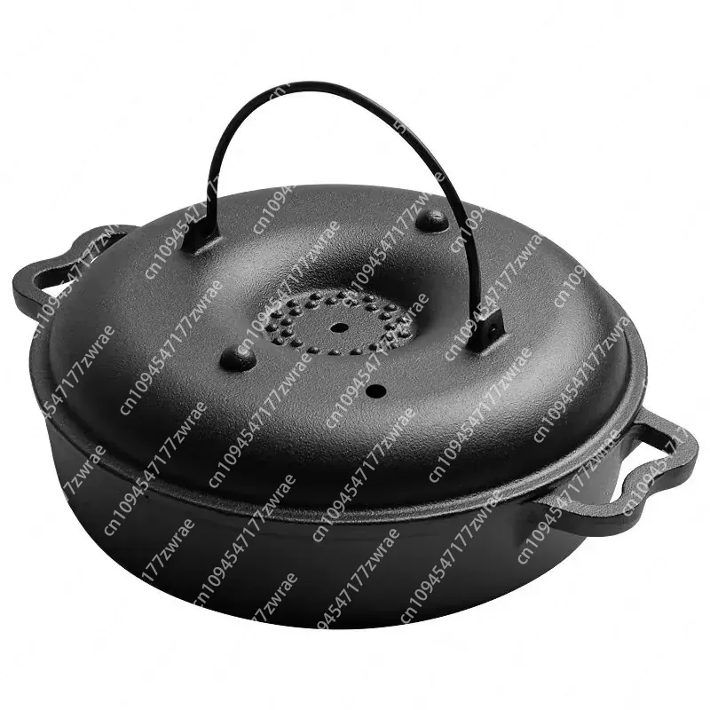 Camp Dutch Oven Cast - Nuovo Forno Olandese in Ghisa Pre-Stagionato
