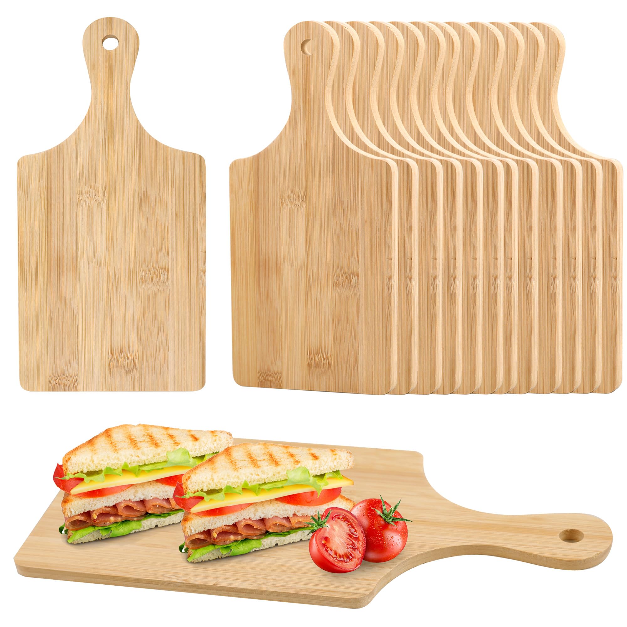 Camping Hiking Cooking - Set di taglieri in bambù per
