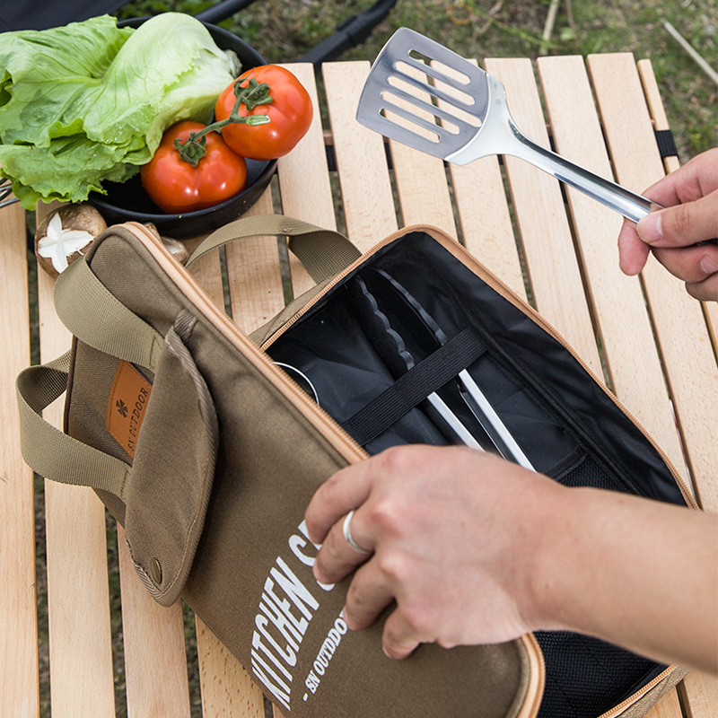 Set da Cucina da Campeggio 8 P - Camping Cooking Organizer recensione e prezzo