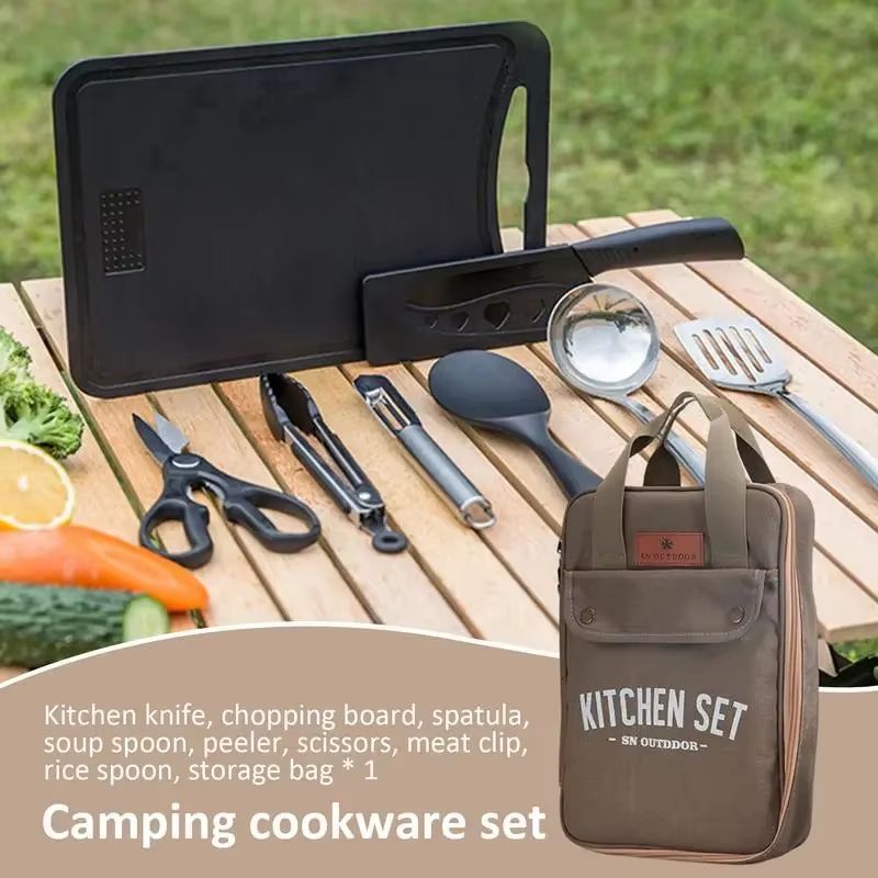 Set da Cucina da Campeggio 8 P - Camping Cooking Organizer recensione e prezzo