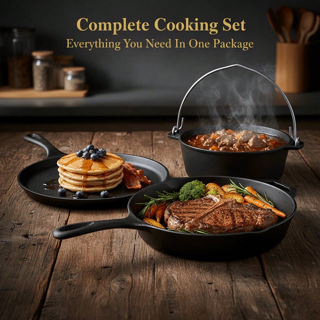 PACILACK Set di Pentole e Pade - Camp Dutch Oven Cast recensione e prezzo