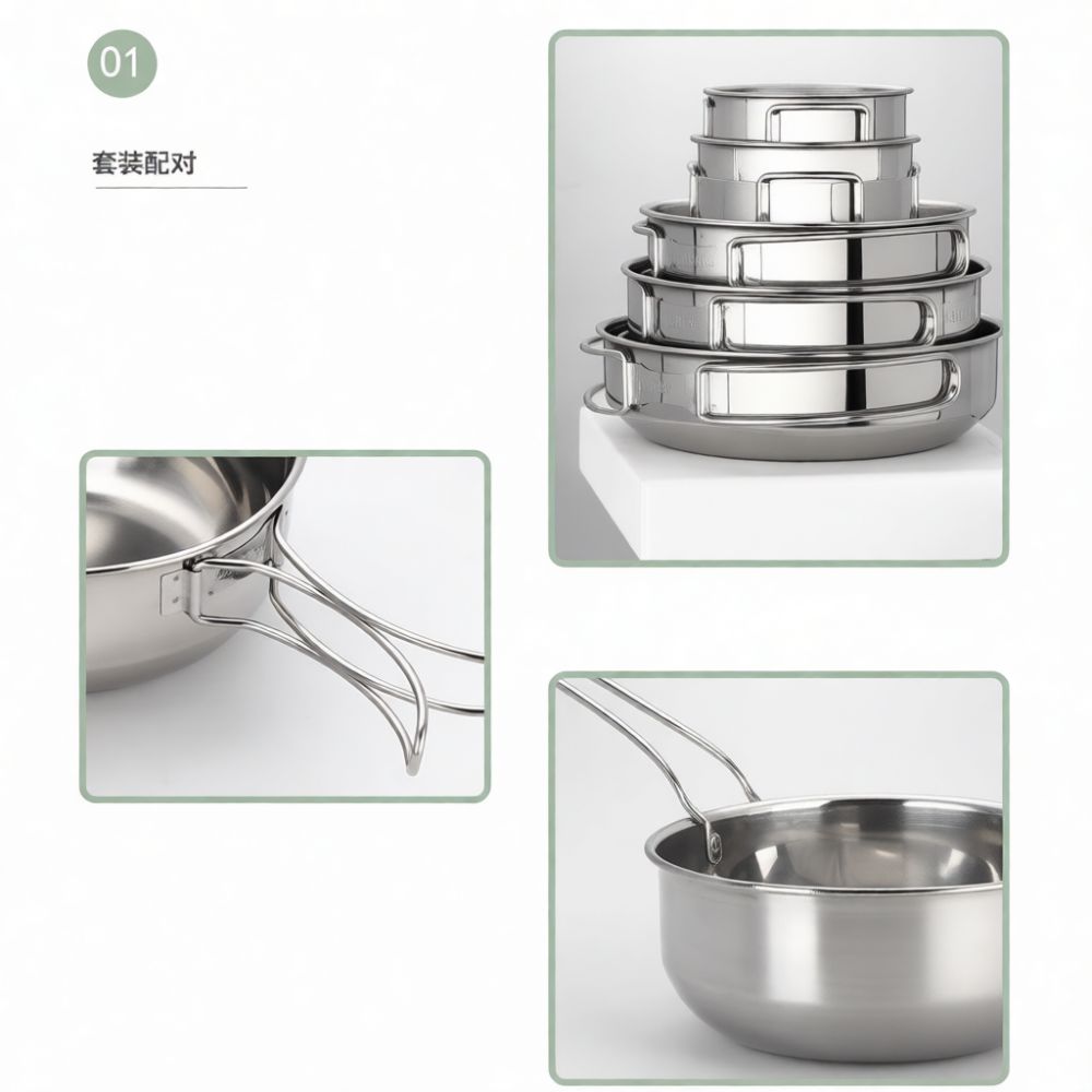Set professionale di utensili  - Camping Cooking Dining Set recensione e prezzo