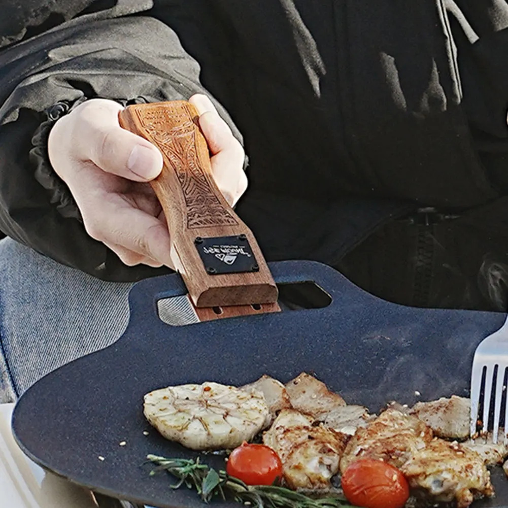 Piastra per Griglia in Legno N - Camping Hiking Cooking recensione e prezzo