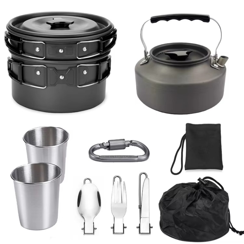 Fornello da Campeggio Leggero  - Quality Camping Cooking Set recensione e prezzo
