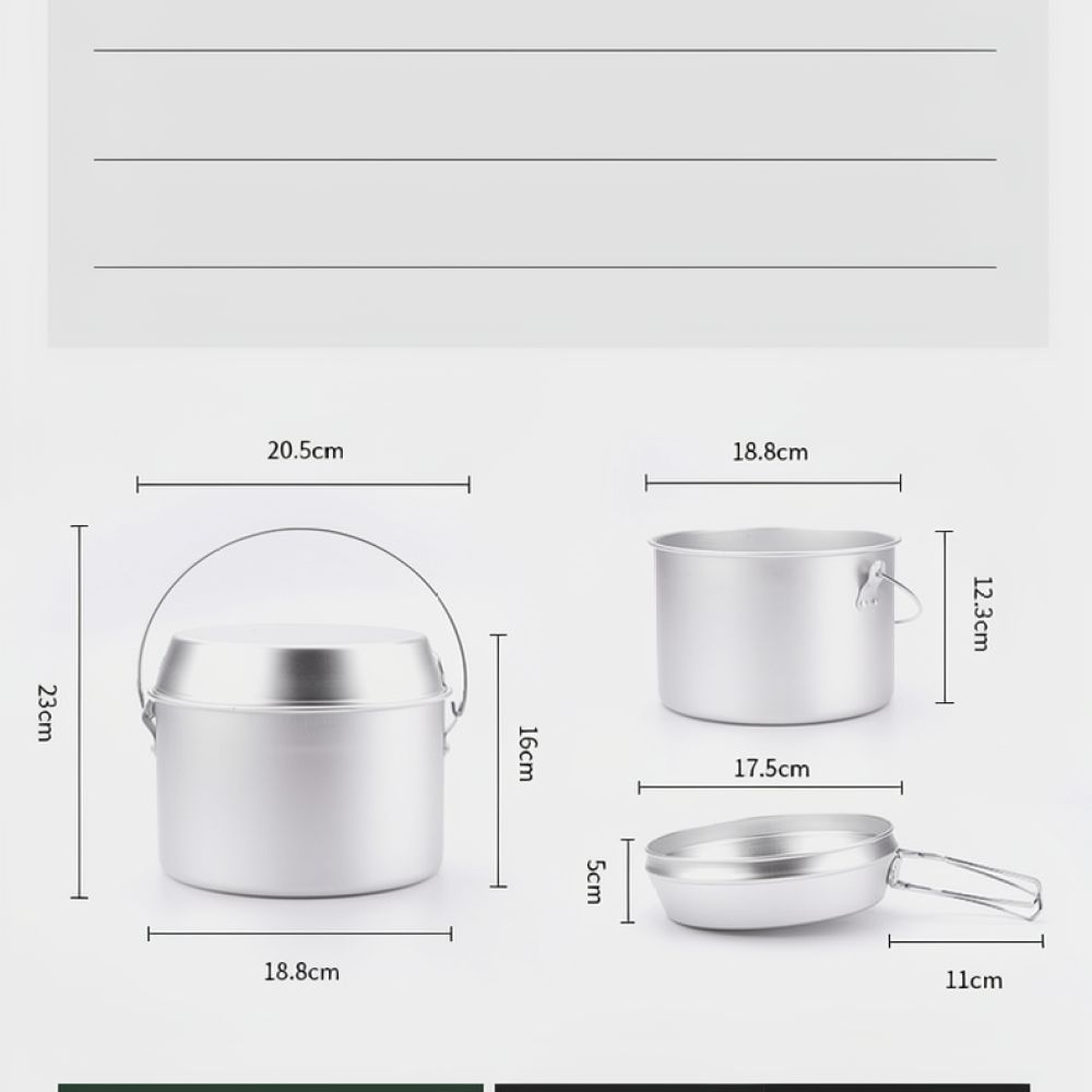 Set di utensili da cucina per  - Camping Cooking Dining Set recensione e prezzo